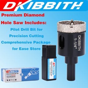 DKIBBITH includes guiding pilot bit for accurate starts