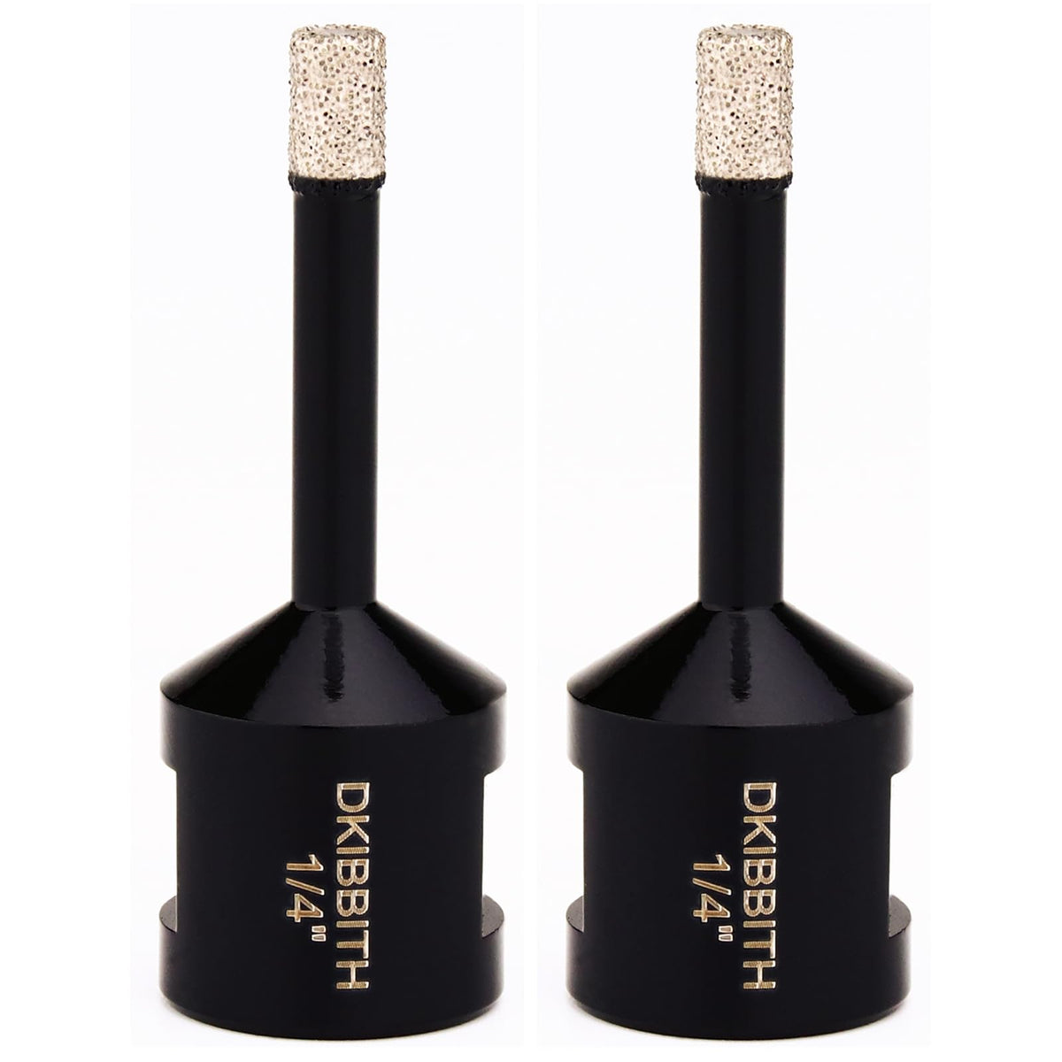 DKIBBITH dry diamond core bit 6mm set enables fast, clean drilling in ceramic tile and stone.