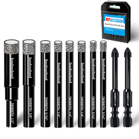 DKIBBITH dry diamond drill bits case for safe storage and quick access.