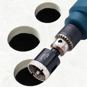 DKIBBITH 2pc tile hole saw kit offers versatile project options.