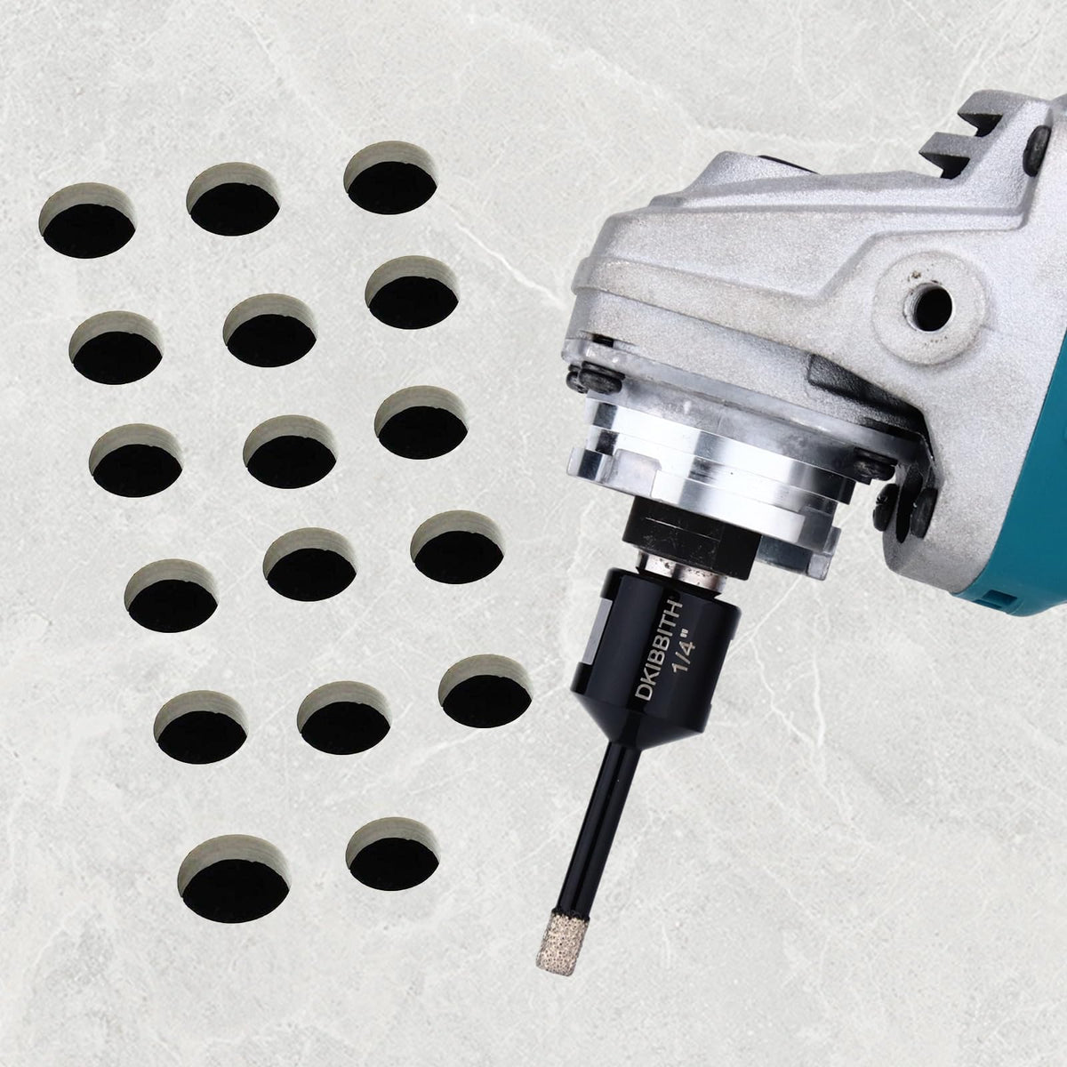DKIBBITH marble, granite, stone drilling for durable surfaces.