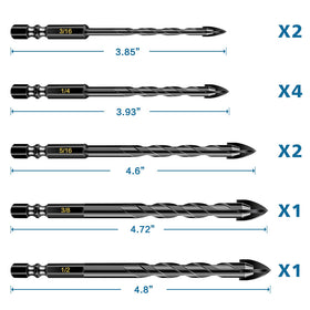 Close-up of tungsten carbide tip showing precision spear design.