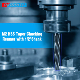 DKIBBITH taper chucking reamer ensures a firm chuck grip.