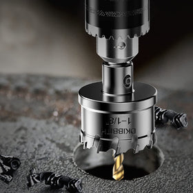 DKIBBITH tungsten carbide teeth stay sharp through metal cutting