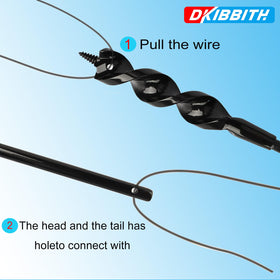DKIBBITH versatile for walls, ceilings, floors, and outdoor wiring.