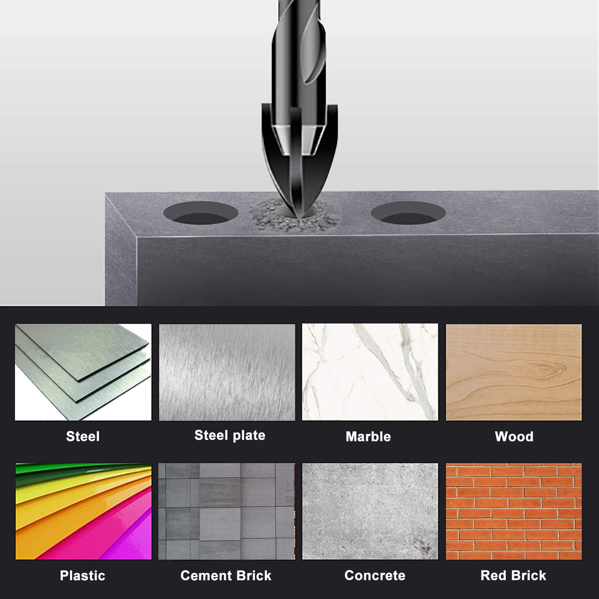 DKIBBITH YG6X carbide head for long wear and reliable performance.