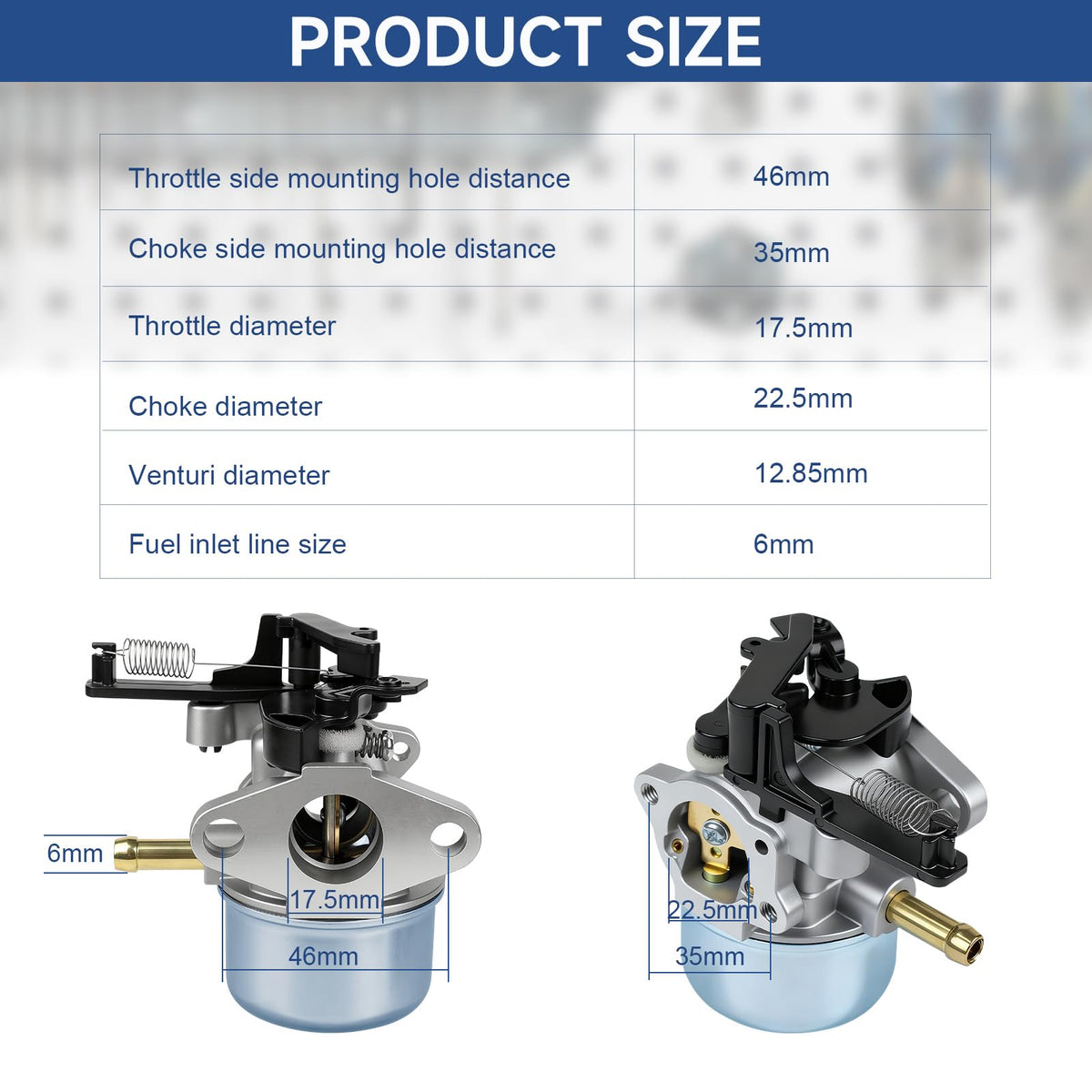 DKIIGAME connection ports detailed for secure hose and fuel line connection
