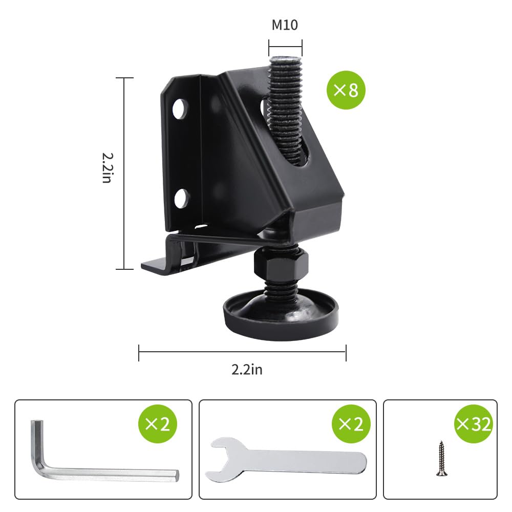 DkOvn Allen wrench aids fast, precise leveling