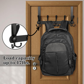 DkOvn door hook in living room for coats, bags, and more.