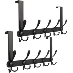 DkOvn over-the-door hook installed on a door top for quick organization.