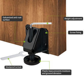 DkOvn protective base cover guard floors during leveling