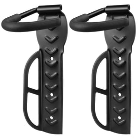 DkOvn wall-mount bike rack 2-pack secures bikes in a compact garage.
