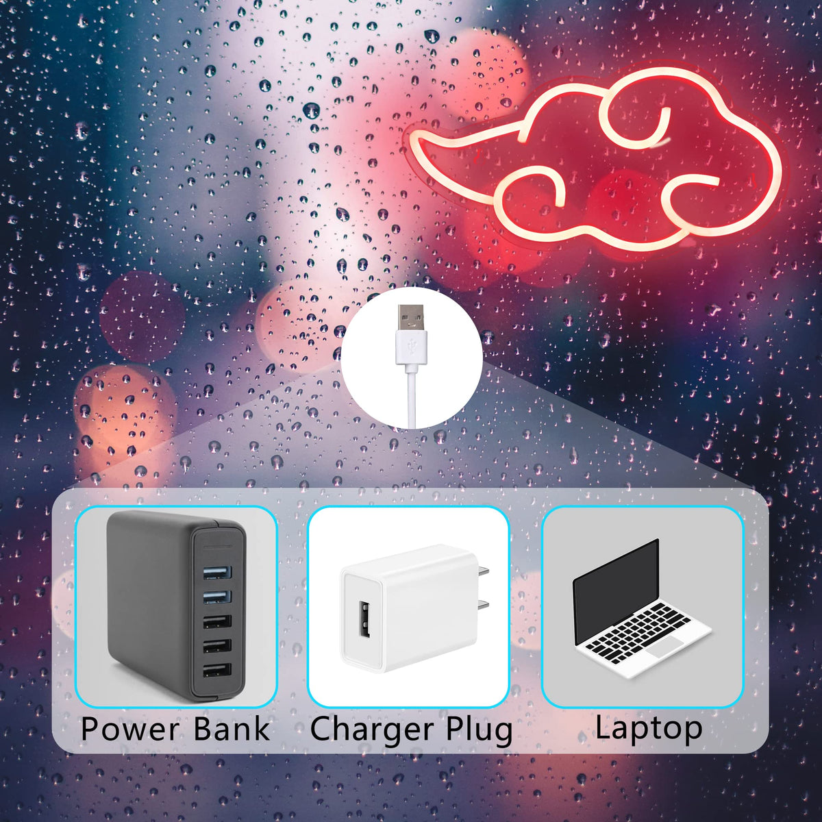 Dleouly red cloud sign makes a great gift for gamers