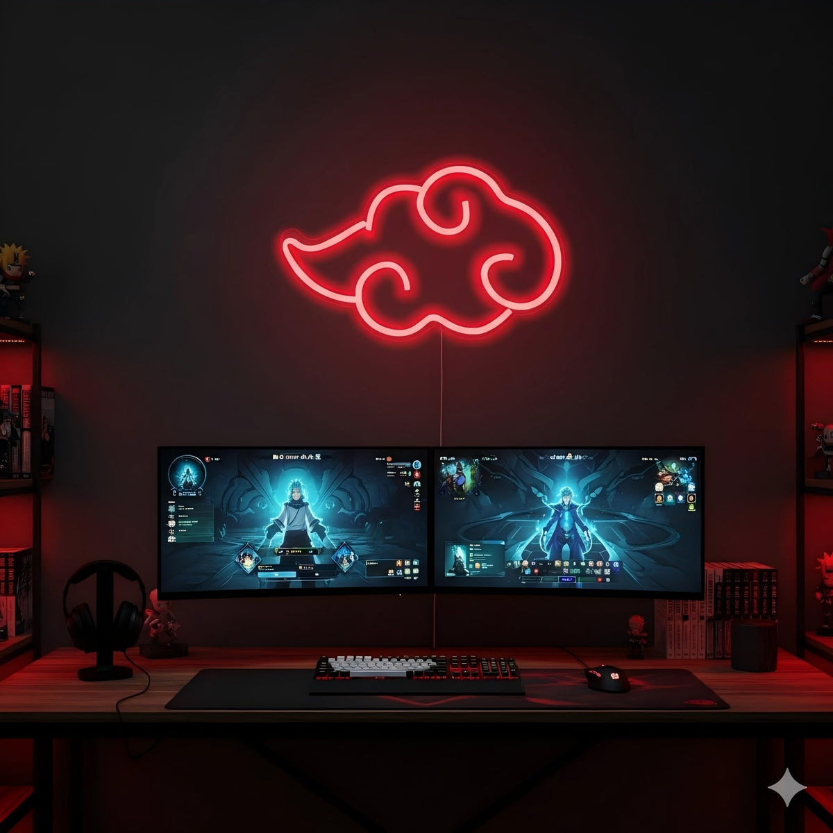 Dleouly neon sign ships with pre-drilled holes for easy hanging