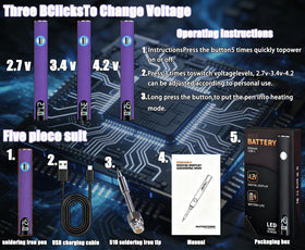 DLIOJHL compact pocket design soldering pen for one-handed use in tight spaces