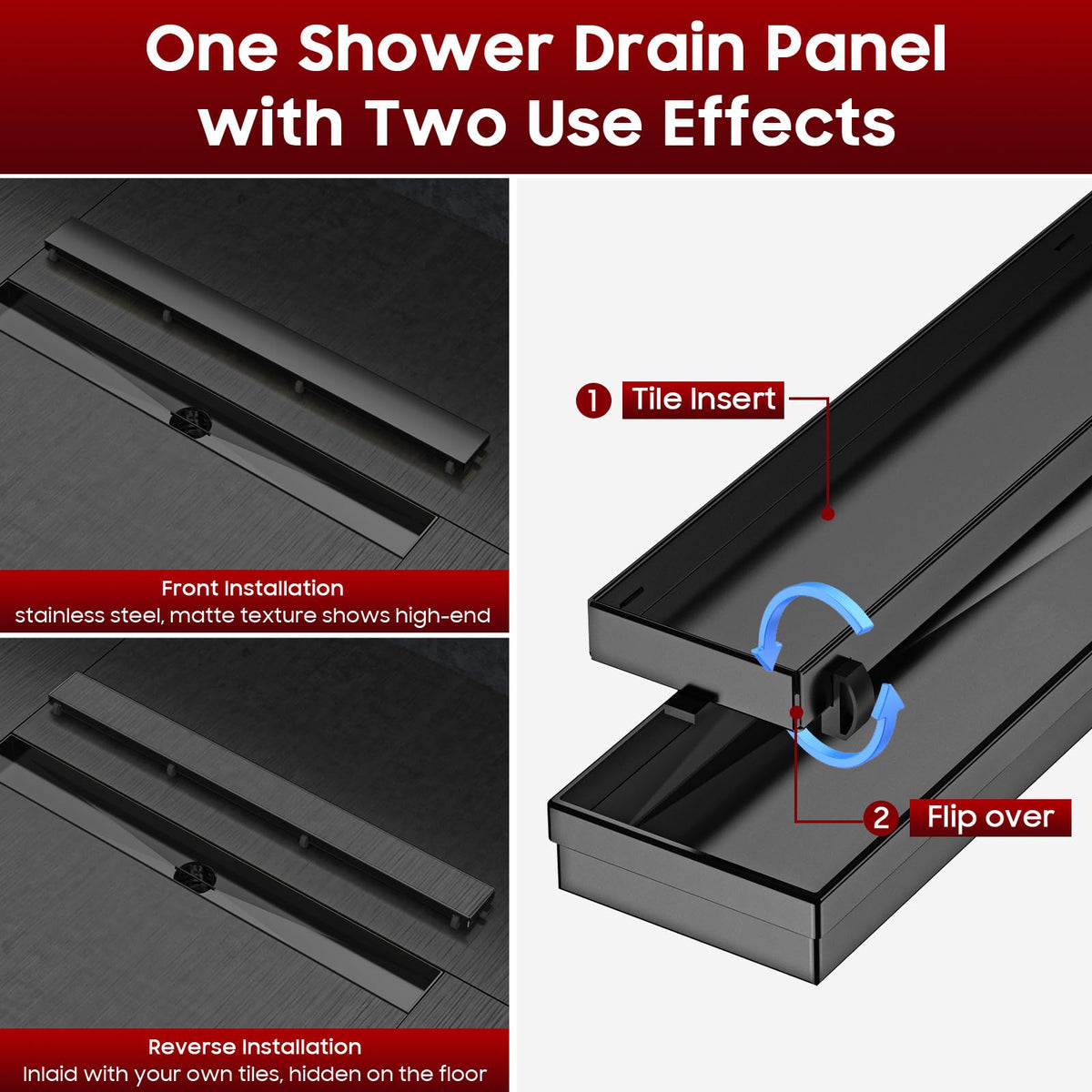 Premium AISI 304 stainless steel resists corrosion and rust.
