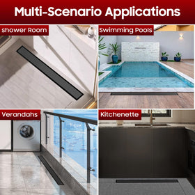 Removable top cover enables quick cleaning of the filter grid.