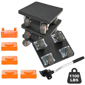 DMLENGOIN furniture sliders with 4 wheels glide smoothly to move heavy items.