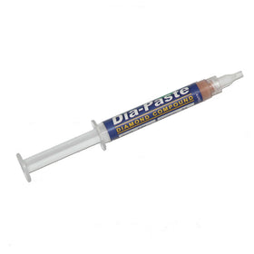 DMT Dia-Paste copper-coded abrasive removes scratches smoothly.