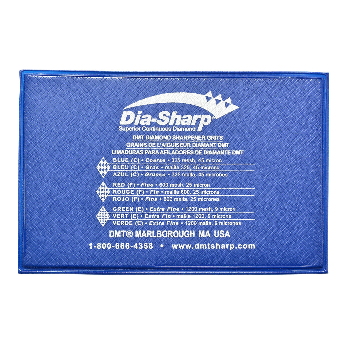 DMT Dia-Sharp pocket-sized sharpening kit for on-the-go use.