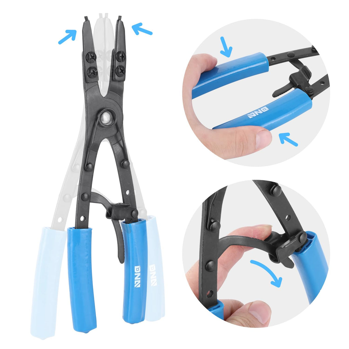 DNA Motoring heat-treated steel pliers for durable performance
