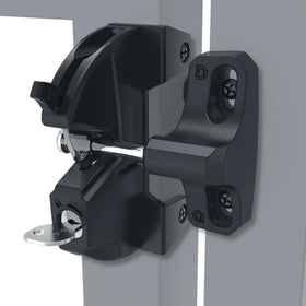 D&D LL3ABL polymer gate hardware resists rust and reduces maintenance