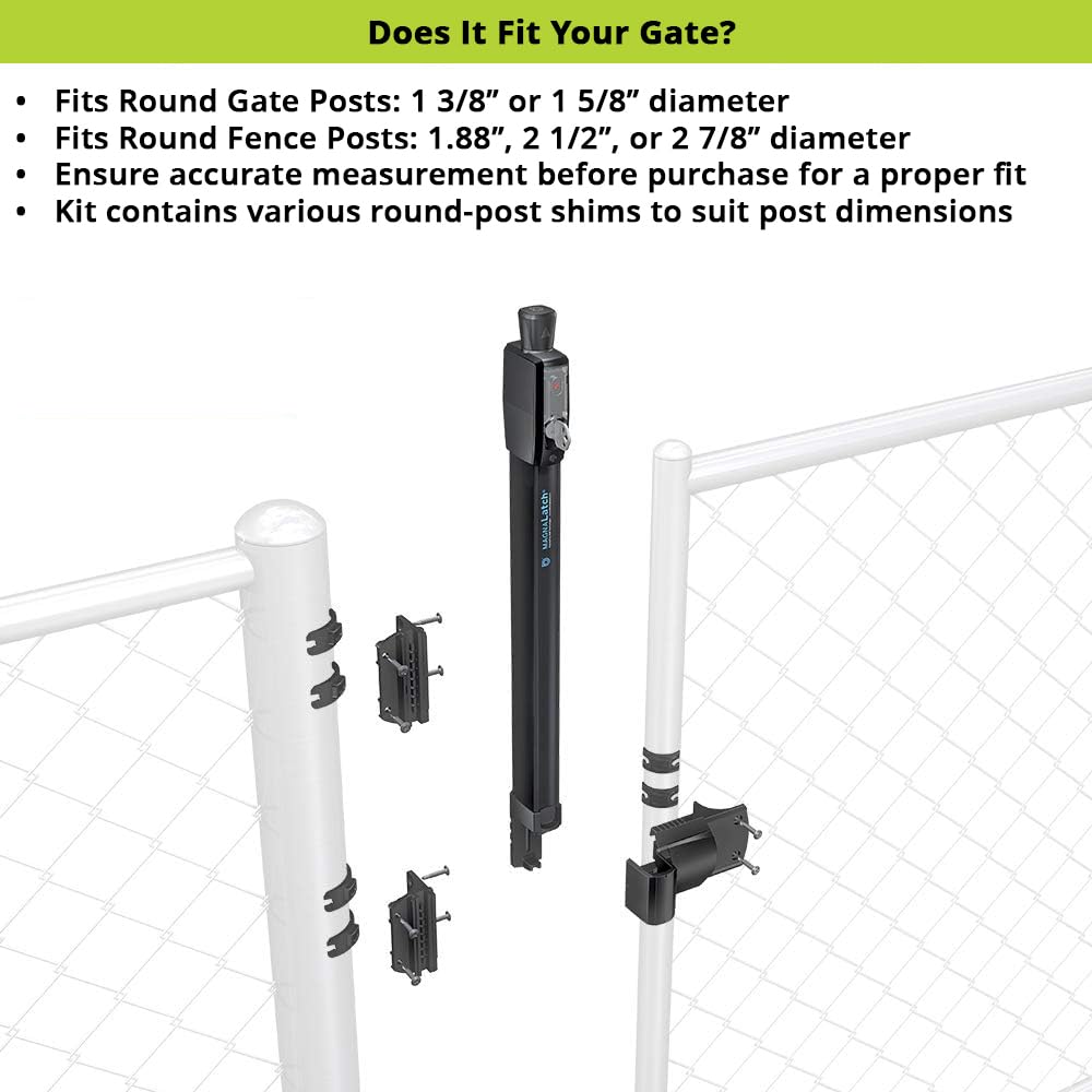 D&D MagnaLatch durable metal and stainless components resist rust and weather.