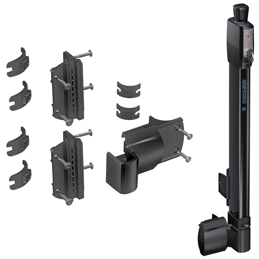 D&D Technologies MagnaLatch Top Pull gate latch with magnetic closure for safe gates.