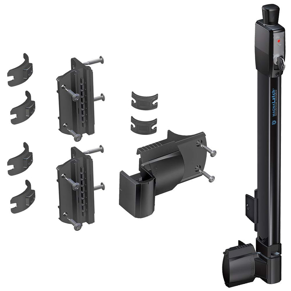 D&D Technologies MagnaLatch Top Pull gate latch with magnetic closure for safe gates.