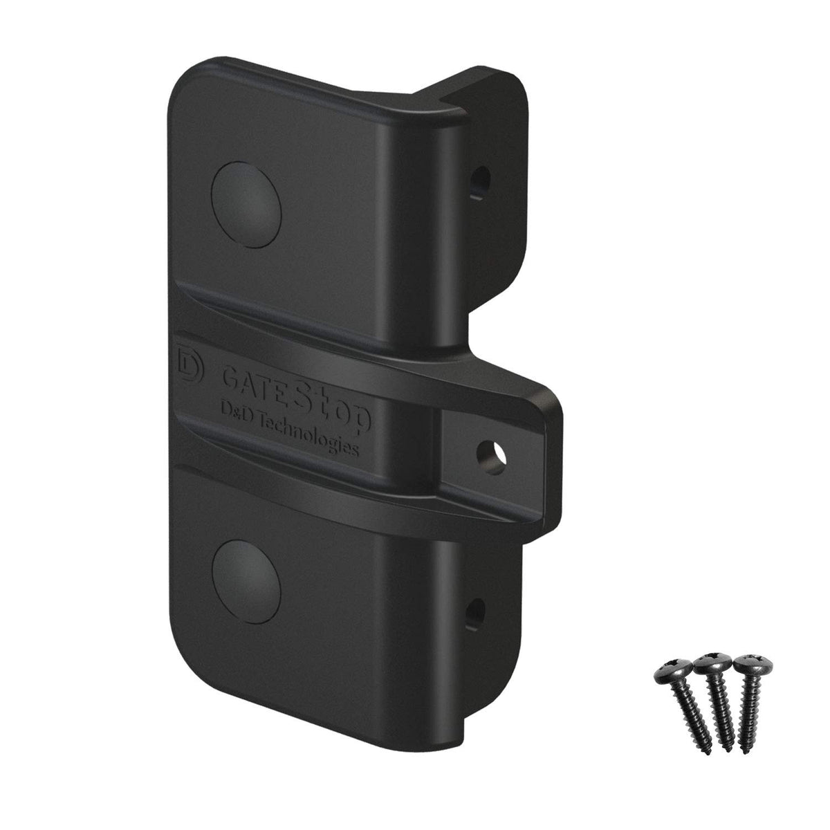 D&D Technologies TCGS3S gate-stop-bumper promotes gentle gate closure and minimizes hinge wear.