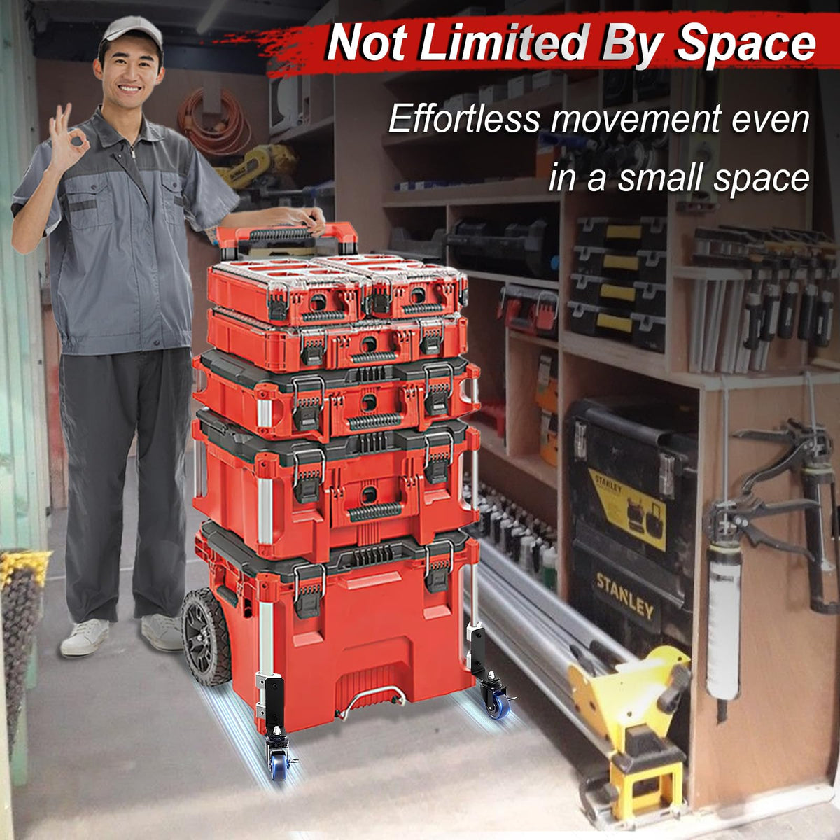 Easy installation without drilling; secure fit once mounted