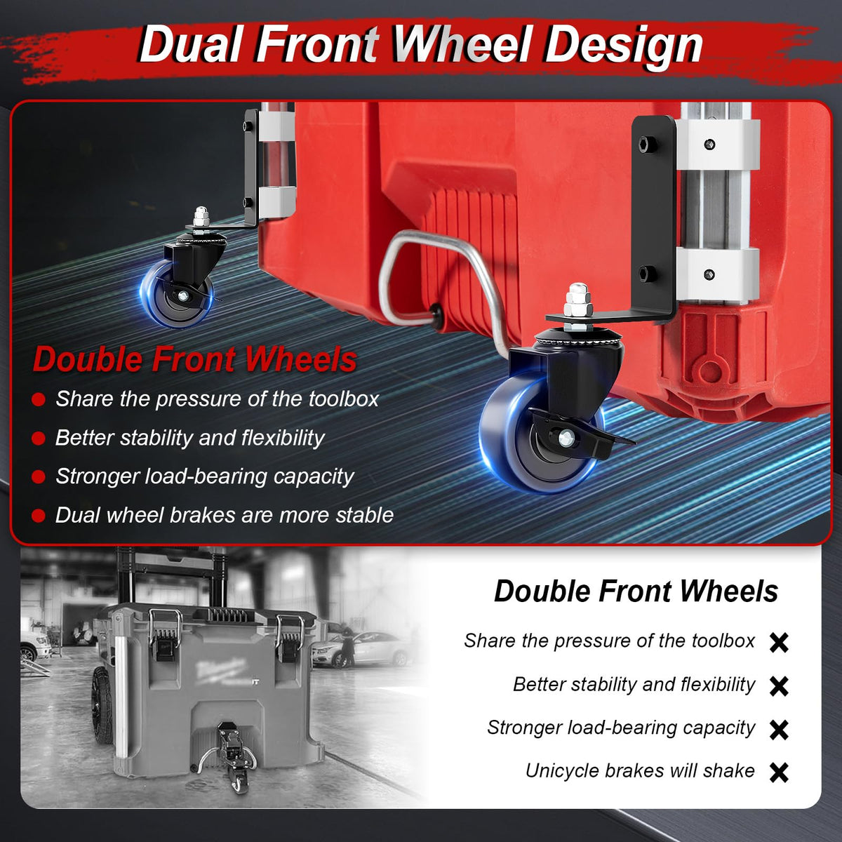 Heavy-duty metal frame supports 200 pounds with quiet rubber tread