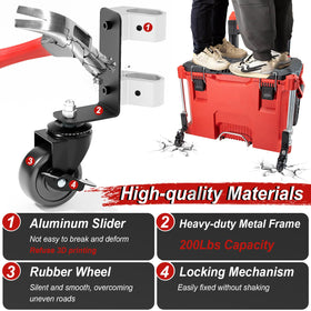 Soft-cushion rubber tread enables smooth rolling on various surfaces