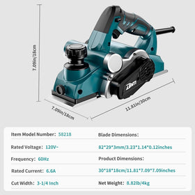DNTI metal-body planer emphasizes durability for tough woodworking tasks