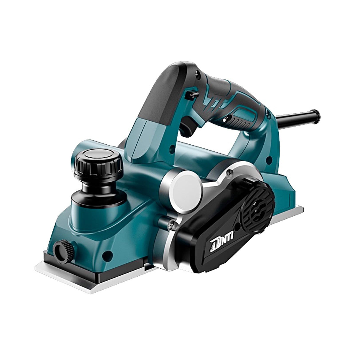 DNTI 6.6A corded planer top view shows edge work readiness and precision