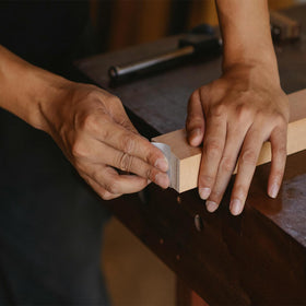 Dobetter three shapes set covers curved, flat, and crevice sanding.