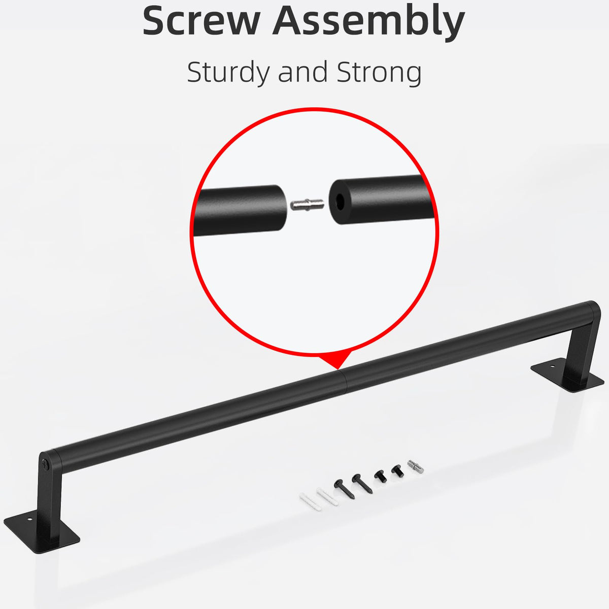DOCOJUCL towel bar for humid bathrooms and kitchens.