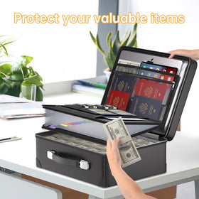 DocSafe compact dimensions enable safe storage in home or office.