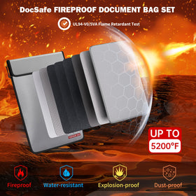DocSafe organizer case keeps papers neatly organized while traveling.