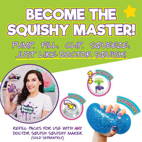 Doctor Squish lets you craft small to giant squishies with flexible balloons.