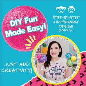Easy DIY squishy making for ages 8+ with Doctor Squish refill.