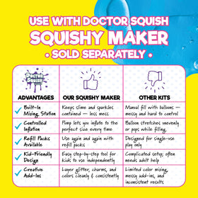 Gift-ready Doctor Squish refill kit for birthdays and holidays.