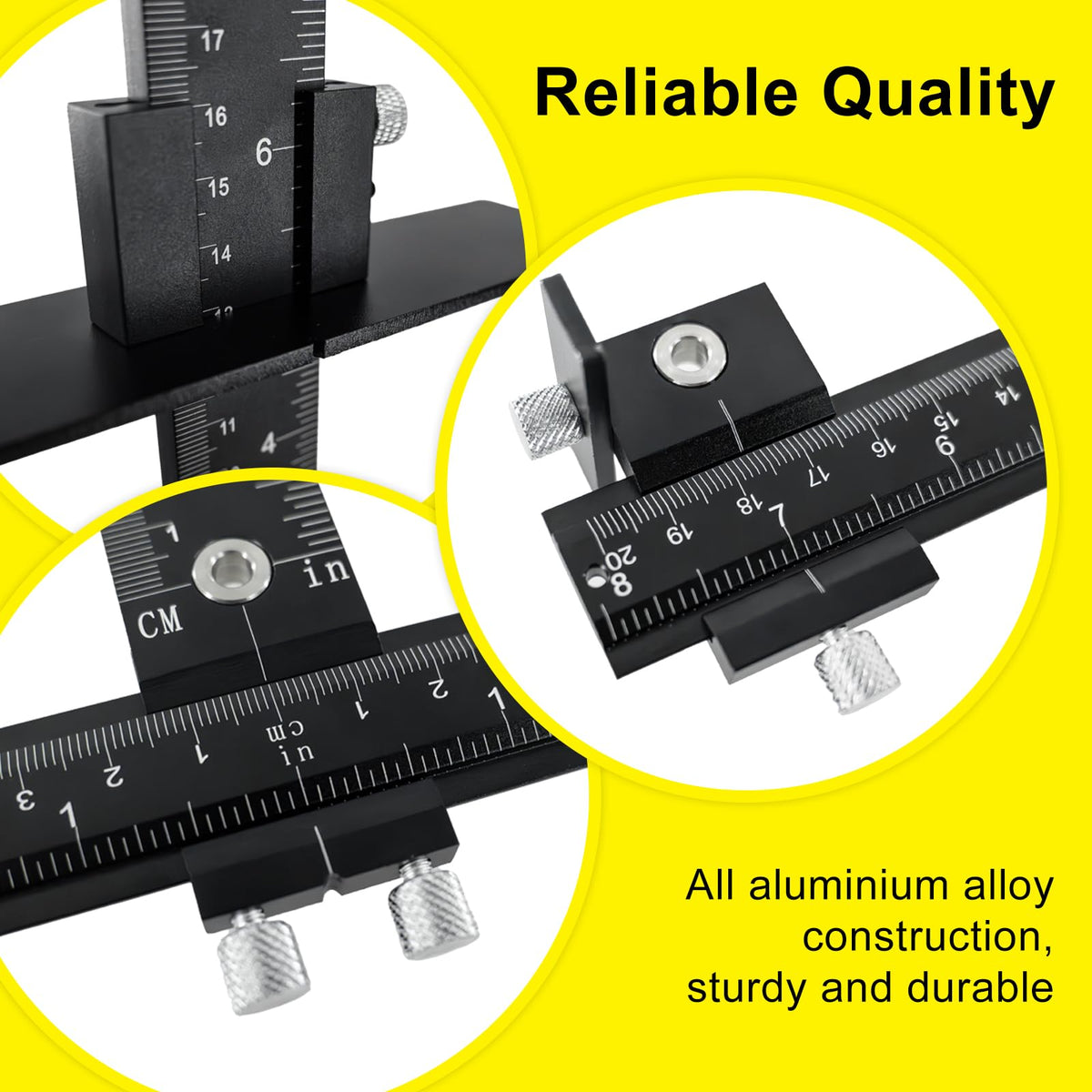 DOCXCDO dual-scale measurement ensures millimeter accuracy across drawers and doors.