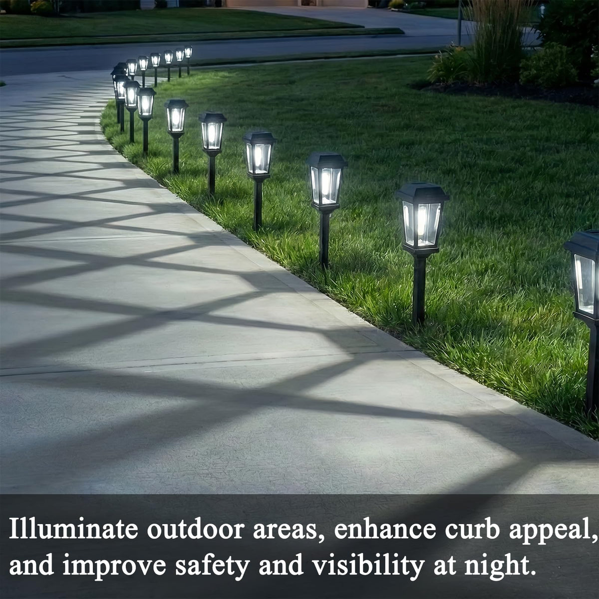 DOESLAG effortless installation—no wiring, push into ground.
