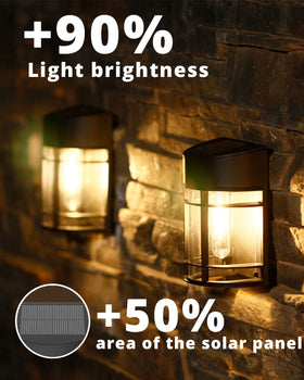 DOESLAG solar deck light shows easy installation without wiring