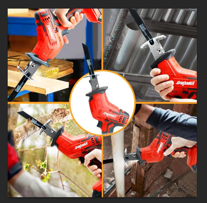 Dogtooth 12in body enables tight-spot cutting between studs