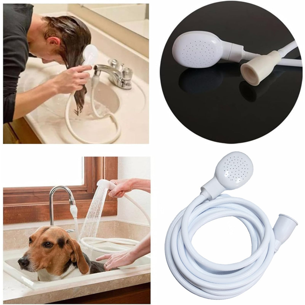 Dogxiong kitchen and bathroom sink sprayer adds versatile rinsing to daily chores.