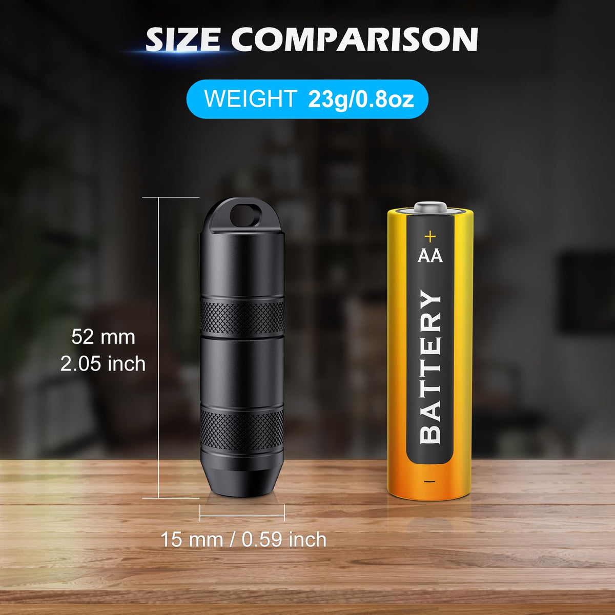 DOKNAAM Mini X1 shines up to 25 meters for quick dark tasks.