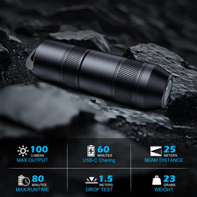 DOKNAAM Mini X1 quick-release mechanism for effortless one-handed operation.