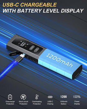 DOKNAAM magnetic base keeps the flashlight secure hands-free.